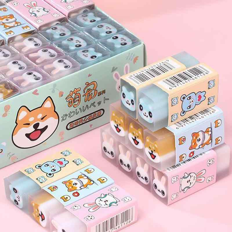 Refoiner 消しゴム 小学生 可愛い細い消しゴム 紙も傷まない文房具・オフィス用品【面白いおじさん柄の消しゴム】デザインはユニークとても可愛い消しゴムです。4人のおじさんたちがいます、使っていくと頭が禿げてくる面白い消しゴムです。愉快な消しゴムて気がついたら禿げてるハゲていくのかわいいおじさん消しゴムくとどんどんはげていく面白い文房具です。アイデアの勝利ですね子供爆笑【24枚セット消しゴム】消しゴム24個セットだとお友達や家族にお裾分けするといいです。そこまで大きくないので持ち運びにも便利です。カラフルで消しゴムはとても可愛らしいです。ランドセルや筆箱の隅に入れることができ、とても便利です。【優れた素材】高品質のTPR素材で作られ、無毒無臭、安全で環境に優しい。柔らかくて、快適な使用体験を提供します。この消しゴムは程よい硬さで持ちやすさ、TPRが切れにくい【よく消える消しゴム】軽くて消しやすく、綺麗に消えたので非常に良かったです。シンプルで使いやすい消しゴムに軽くあてるだけでよくきえる。紙も傷むことなく文字がきれいに消せました。消しカスがあまり出ないので助かる。数学のグラフや大量の計算式を消すとき、1文字消すとき、どんな時でも消しやすいです【文房具セット プチギフト】この実用的で人気の動物型消しゴムが趣味アイデアて癒されます。小学生の男の子（女の子）にプレゼントに遊び心満点で楽しい景品として小学生とかはめちゃくちゃウケそう。勉強疲れを癒やしてくれそうで好きおもしろいととて子供が喜んでます。あなたの周りの中年男性に渡して、「ハゲ」に対する恐怖を試してもらいましょう。