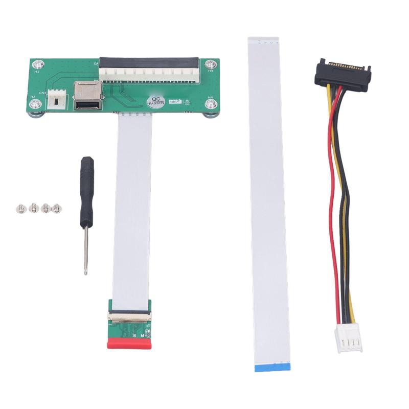 M.2 NGFF Key A/E - PCIe 8X + USB 延長ケーブル、2.5Gpbs 高速データ転送 M.2 Key A E - PCIe 8X アダプター カード、垂直設置