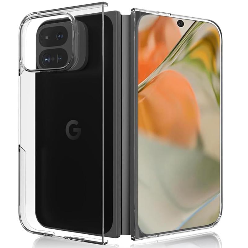 Google Pixel 9 Pro Fold ケース クリア ハード 適用 Pixel9ProFold 透明 カバー 黄ばみ防止 グーグル ピクセル 9 プロ フォールド スマホケース clear case  黄ばみにくい バンパー