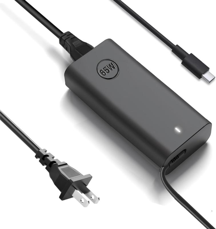 65W 充電器 タイプc 対応 Dell ノートパソコン Type-C Acアダプター【65W USB Cノートパソコン充電器】入力：100-240V〜50-60Hz 1.8A、出力：5V / 3A、9V / 3A、15V / 3A、20V / 3.25A。コネクタサイズ：Type-C、ワット：65W（ 互換性のある45Wラップトップ充電器）【幅広い互換性】幅広い機器に急速充電可能: Type-C 対応の65W出力で、スマートフォンからノートPCまで幅広い機器に急速充電できるType-c充電器です。【65Wノートパソコン充電器の機能】ラップトップ充電器は、電気的安全性と設計基準を満たしています。 短絡、過電圧、過電流、および内部過熱に対する保護を備えたいくつかの安全メカニズムが含まれています。 作業中のラップトップをバッテリー充電から安全に保ちます。【65Wノートパソコン充電器の機能】 65W タイプcノートパソコン充電器は軽量で、場所をとりません。 ACアダプタは、より多くのコンピュータモデルと互換性があります。