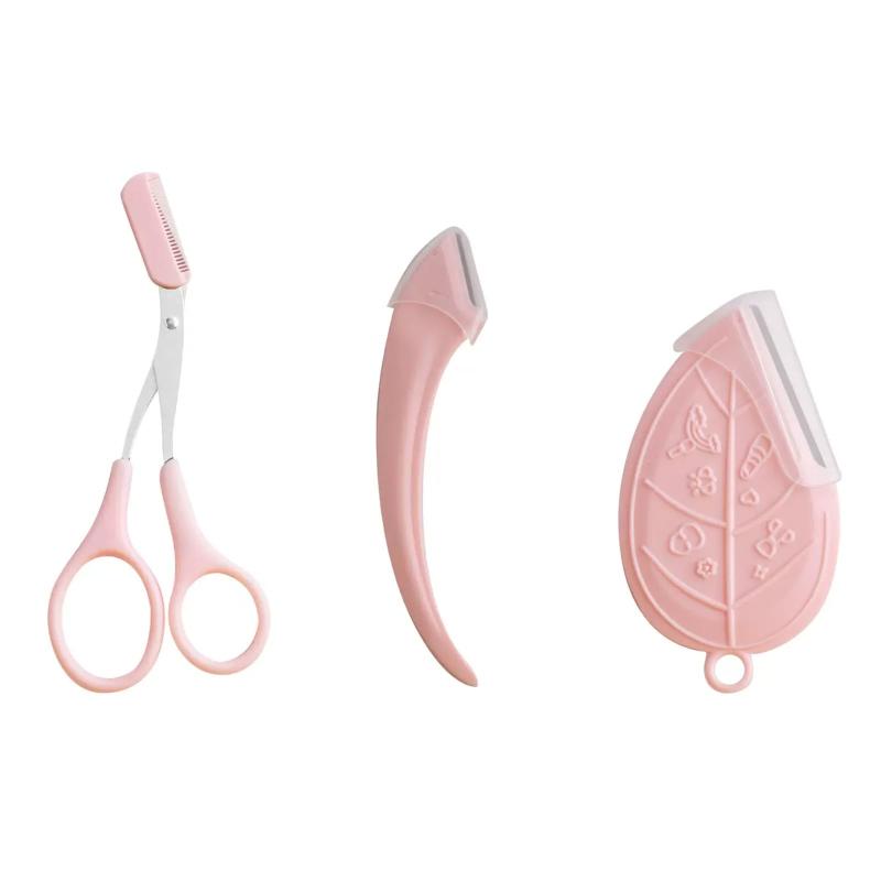 眉毛セット 3点セット 眉用キット 眉毛 はさみ 眉毛カット 眉毛ハサミ 初心者用 リミングツール小さ 眉毛剃り 眉毛グルーミング美容ツール 男性女性 putera-10193237 GRATIQUE MIEI パッケージ画像