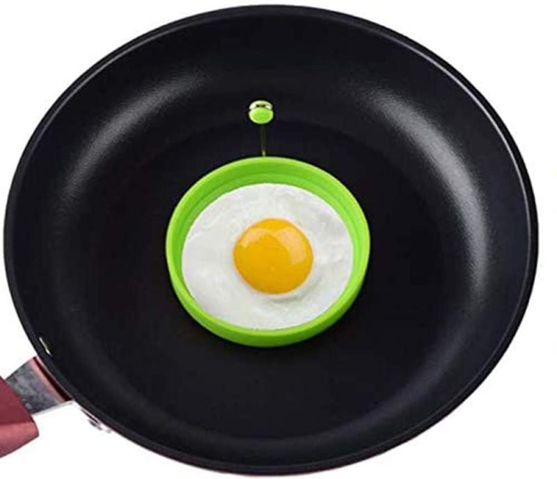 目玉焼きリング 玉子焼き器 グッズ フライパン用 タルト型 卵の金型リング 厚焼きパンケーキリング 製菓道具 ふんわりホットケーキ型 シリコン 丸型 高温耐熱 安全＆健康＆耐熱 食器ブラ putera-10197676 GRATIQUE MIEI サンプル画像3