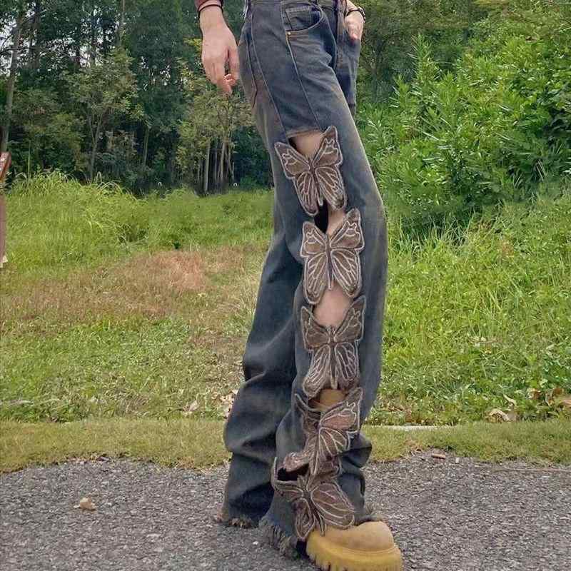 ・カテゴリ: デニムパンツ・主な素材: 綿・スタイル: ベーシック、ヴィンテージ、港風、個性派ストリート・パンツ丈: フルレングス・ウエスト: ハイウエスト・厚さ: 普通・デザイン要素: ヴィンテージ、ダメージ加工、刺繍・カラー展開: ヴィンテージブルー、966ブルー・サイズ展開: S、M、L、XL、2XL、3XL・シルエット: ワイド・伸縮性: なしな