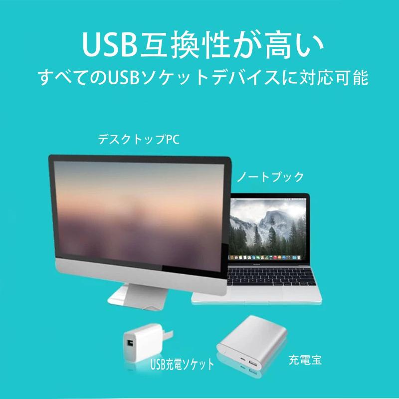 GRATIQUE MIEIのUSBライト 多機能 ミニタッチ小夜灯 省エネと目の保護 簡単設置 LED タッチスイッチは3速調光可能 ナイトワーク/勉強/ゲームなどに適しています 持ち運び便利 角度調整可能 （ブラック 1個）｜アングル3