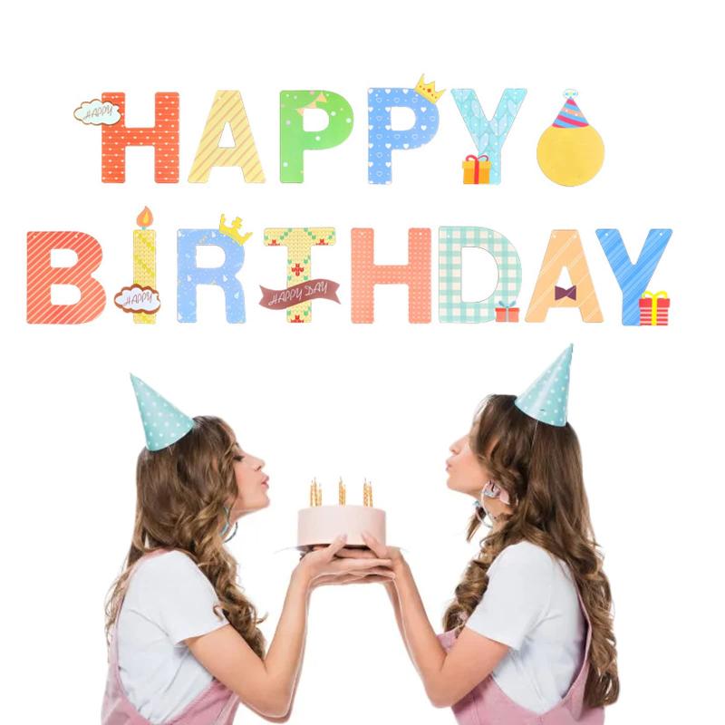 誕生日 飾り付け ハッピーバースデー ガーランド パーティーバナー Happy Birthday ハッピーバースデー 飾り付け 紙製 誕生日 デコレーション 男の子 女の子 ハッピーバースデー 飾り パーティ💝🎉🎂【高品質】：高品質の厚紙で作られたこの素敵なバースデーバナーは、お祝いやパーティーで何度も使用できるほど頑丈です。💝🎉🎂【人気の誕生日パーティー装飾】可愛いレターバナーは誕生日をパーフェクトなパーティーに飾り、誕生日会でファッションのカーニバルや夢いっぱいの記念撮影を楽しむことができます。子供や友達、家族の思い出を作ることもできます。💝🎉🎂【誕生日の飾り付け】誕生日の飾り付けを簡単に可愛く風船を膨らませたり自分の飾り付けを作るとなると非常に手間がかかる誕生日の飾り付けですが、本製品はテープで貼り付けるだけで簡単にデコレーションできます。💝🎉🎂【誕生日パーティーの装飾セット】女の子、幼児の誕生日パーティーのお祝いの装飾に最適です。枝や天井からぶら下がったり、壁に向かって開いたり、デザートテーブル、背景、全体的なパーティースペースをぶら下げたりできます。💝🎉🎂【適用範囲が広い】誕生日、パーティー用品、壁飾り、ケーキテーブルバナー、タペストリー、カーテン、ホリデーデコレーションに使用できます。屋内と屋外のアクティビティに適した誕生日パーティーの装飾で、大切な日の面白くて忘れられない思い出を作るのに役立ちます。