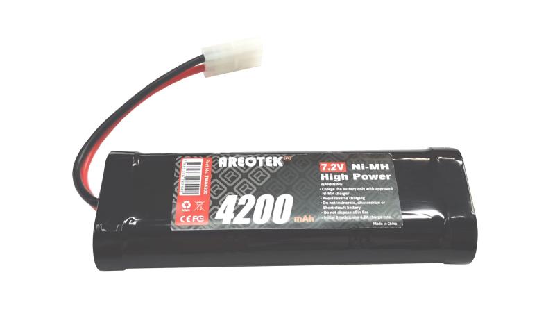 7.2v 大容量 4200mAh タミヤ 電池 ラジコンバッテリー ニッケル水素充電式 RC Battery バッテリーRCツーリングカーからオフロードカー、ドリフトカーなどさまざまなカテゴリーのRCカーにお使いいただける【適用】リモートコントロール飛行機＆レーシングカー＆トラック＆ボート等の電動RCモデルにもちろん、オンロードカーからオフロードバギーまで車種を選ばず幅広く使えます。Tamiya lunchbox、Tamiya Grasshopper 1/10 2WD Dune Buggy、 HPI 1/10 E10、 Axial SCX-10、 Redcat Racing EVEREST-10などモデルに対応ニッケル水素バッテリーを採用、優れた放電特性を持つとともに、安全性が高い十分な放電特性を持ち、公称容量4200mAh, 公称電圧7.2V, ケーブル：14AWG, サイズ132×47×25mm, 重量約390g【安心サービス、交換対応】何か初期不良、な場合があれば、直接当店のカスタマサービスまで連絡してください。 お問い合わせ「アカウントサービス」「注文履歴」「出品者に連絡する」