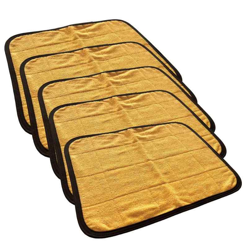 重光商事 マイサウナマット5枚セット ゴールド 40×50cm