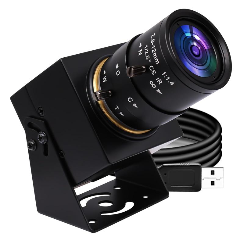 SVPRO USB Camera 1080P Full HD Webcam 2MP Machine Vision Industrial Camera with Varifocal Lens Manual Focus Webcam 100fps/60fps