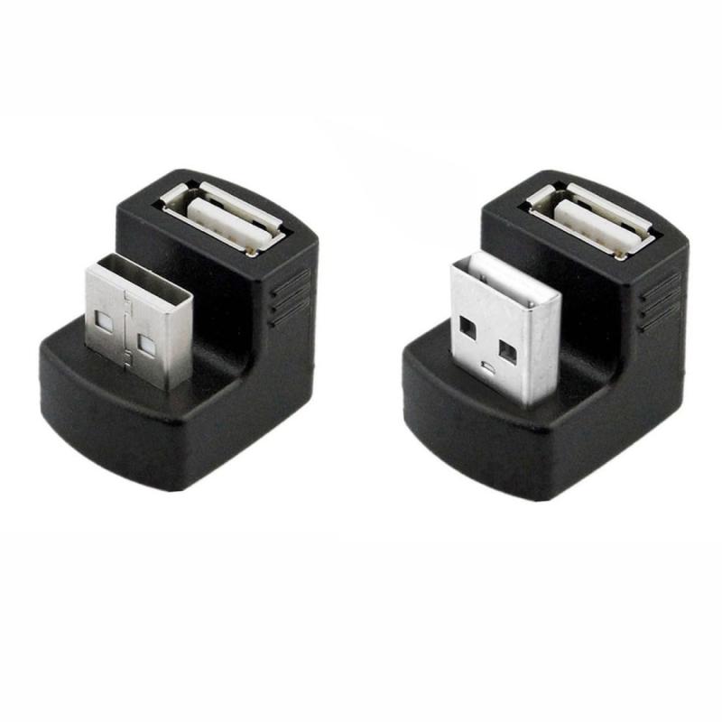 chenyang USB 3.0 Type A オス-メス U字型アングルコネクタアダプター 2個/セット