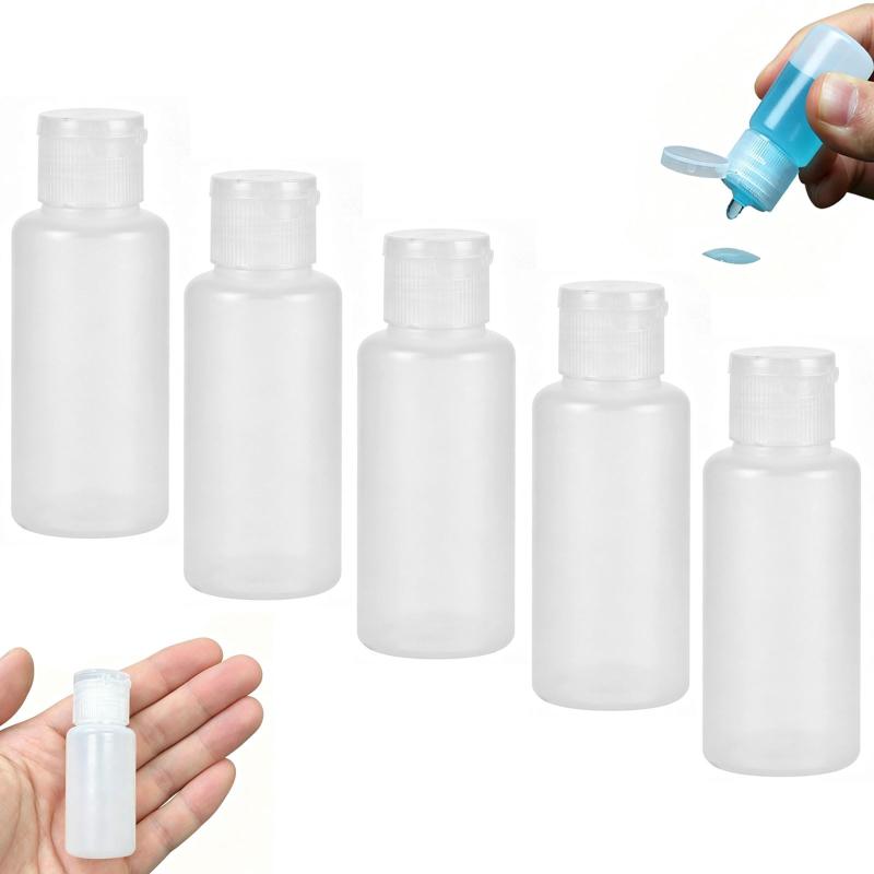 Mirhua トラベルボトル ミニ プラスチック キャップ透明色 液体 化粧品 保存 詰め替え 小分け 出張 お出かけ トラベル 漏れない 液体(透明色, 20ml) putera-10606892 GRATIQUE MIEI パッケージ画像