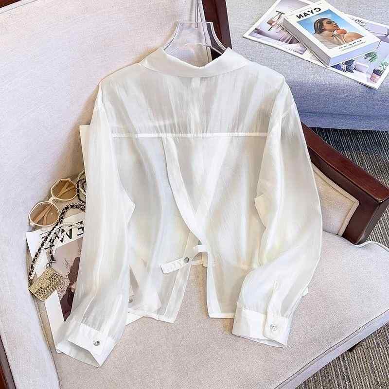 ・カテゴリ: shirts・主な素材: ポリエステル90%（含）-95%（不含）・スタイル: コンサバ、お姉様風・ネックライン: POLO襟・袖丈: ノースリーブ・カラー展開: ホワイト、ライトブルー、ピンク・サイズ展開: S、M、L、XL、XXL、3XL