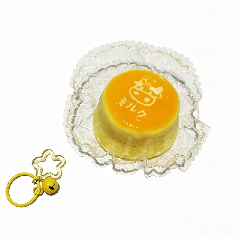 スクイーズ ミルクプリン 食べ物ぷにぷにもちもち 柔らかい シリコン 握る玩具180g [並行輸入品] putera-10448389 GRATIQUE MIEI サンプル画像3