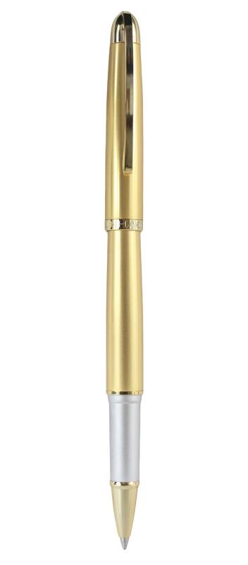 Siplivローラーペン606、ゴールドクリップ、黒インク