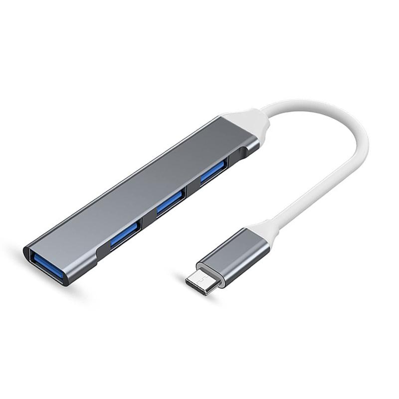 GRATIQUE MIEIの【2023改良モデル】KANOYO USBハブ Type-C to USB3.0 1ポート USB2.0 3ポート Type C ドッキングステーション USBメモリ/キーボード/マウスなど使用可能 最大バスパワー 5Gbps高速転送 低消費電力 iPa｜アングル3