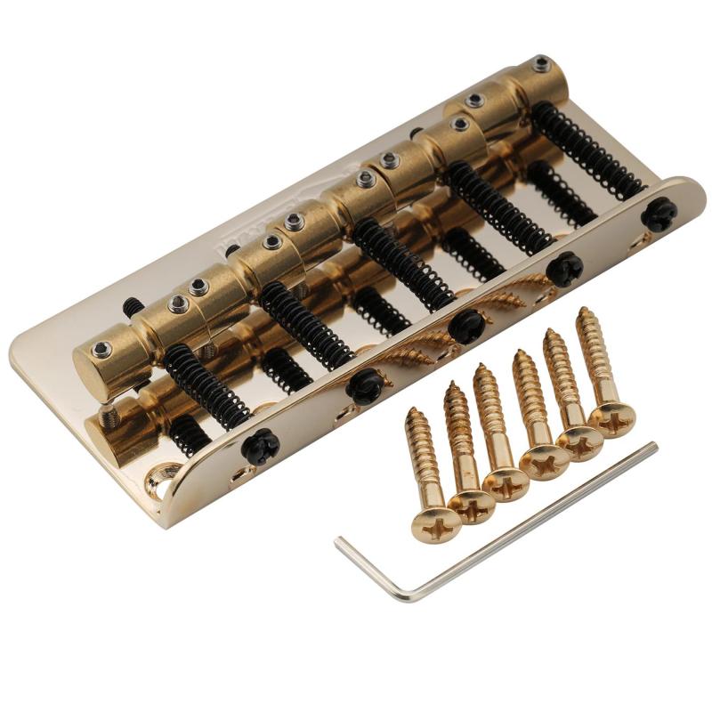 Wilkinson WBBC5 18mm 5弦ベースブリッジ ブラスサドル プレシジョンベース／ジャズベース用 putera-10262585 GRATIQUE MIEI サンプル画像2