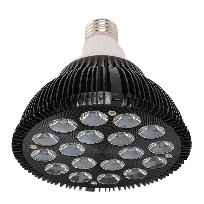LED水族館ライト、18W LEDリーフ電球、調光可能なフルスペクトルマリンLED、淡水海水サンゴ水槽用、E26 E27ソケットと互換性あり