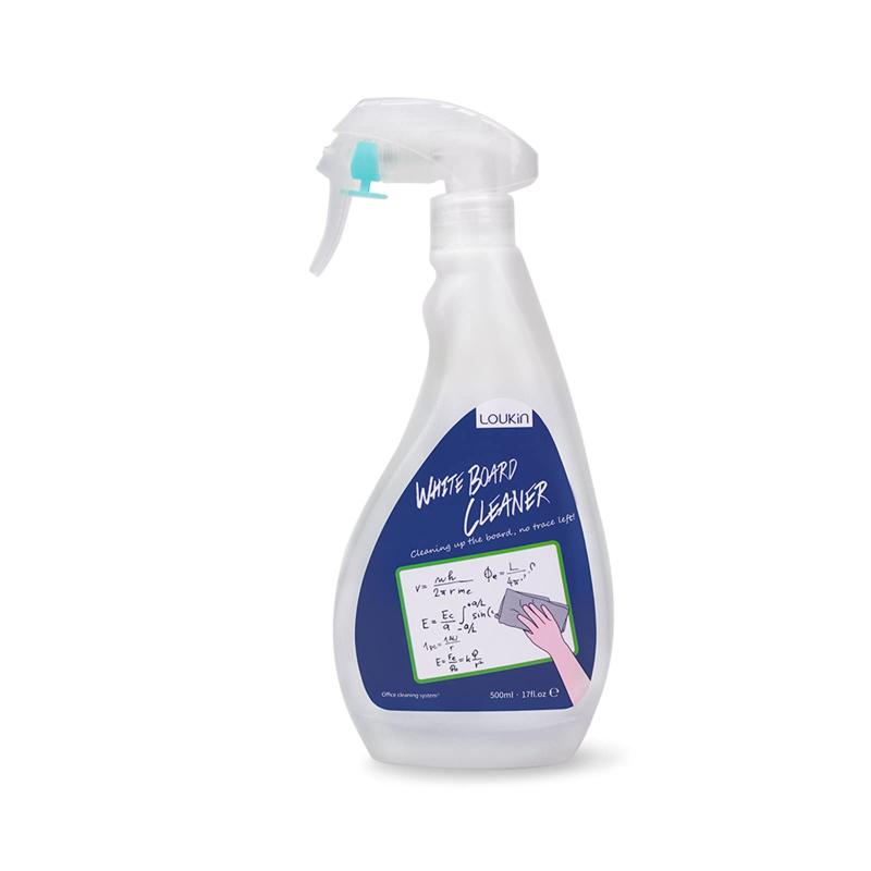 LOUKIN 低臭気非毒性ホワイトボードクリーナー ホワイトボード用クリーナースプレー 500ml クリーニングクロス付き