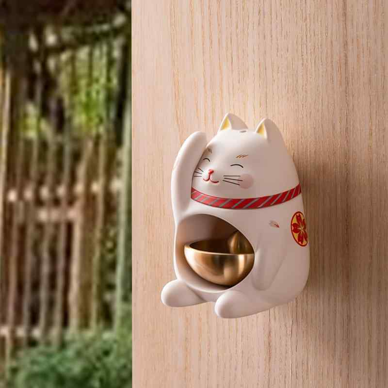 Dopamine Artsの招き猫は非電動、磁力吸着ドア鈴であり、小さくてかわいい猫を冷蔵庫に貼り付けることもできます。開業祝い、引越し祝い、癒し系のプレゼントに最適です putera-10282191 GRATIQUE MIEI サンプル画像3