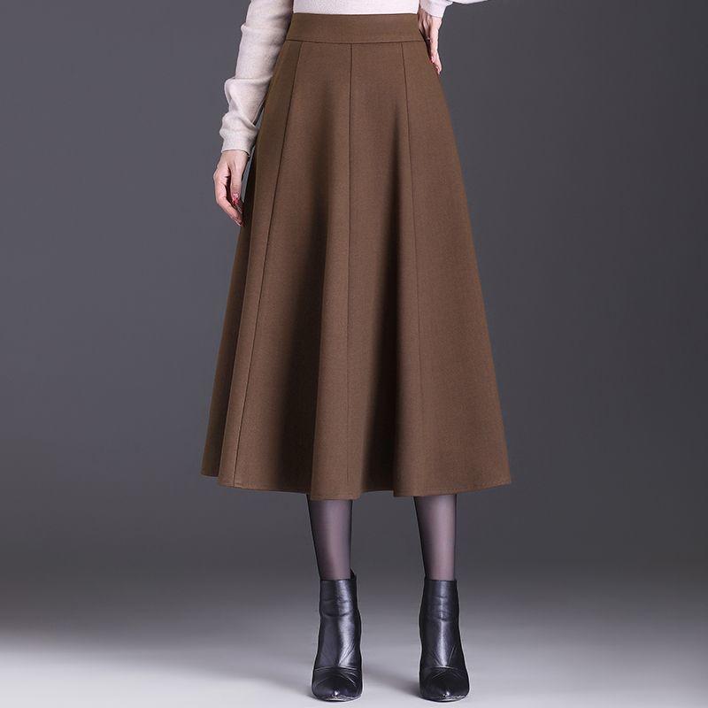 スカート レディース ロングスカート Aライン 百褶裙 プリーツスカート ボトムス マキシ丈 秋冬 膝下 ハイウエスト 着痩せ 体型カバー カジュアル エレガント 普段使い 通学 通勤 オフィス 美脚 きれいめ フェミニン