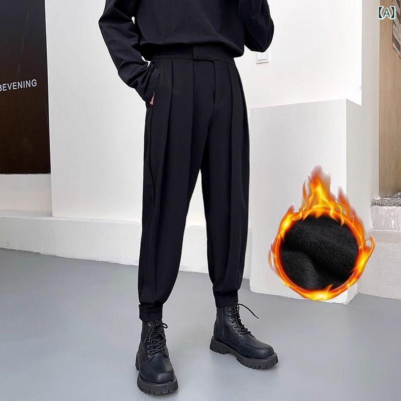パンツ メンズ テーパードパンツ カジュアルパンツ ハーフパンツ サルエルパンツ チノパン ボトムス ズボン スラックス 紳士服 男性用 秋冬 暖かい 防寒 伸縮性 ストレッチ 撥水 防風 細身 美脚 軽量 ブラック グレー カーキ putera-10293497 GRATIQUE MIEI サンプル画像2