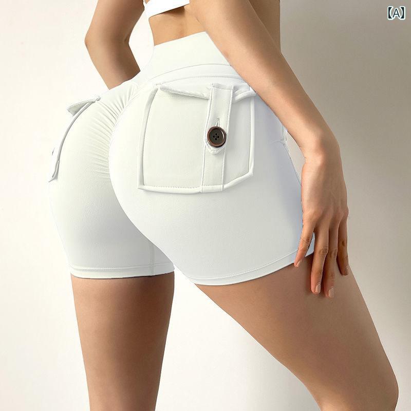 ・カテゴリ: パンツ・機能: 超強弾性・対象性別: 女性・柄: 無地・誤差範囲: 1〜2cm・表地素材: ナイロン80%・裏地素材: ポリウレタン20%・カラー展開: ホワイト、グレー、ブラック、スカイブルー、グリーン、ピンク・サイズ展開: S（42.5-49kg）、M（49-55kg）、L（55-62.5kg）、XL（62.5-70kg）・対応シーン: ランニング、フィットネス、ヨガ・シェイプアップ、スポーツトレンド・ボトムススタイル: ショートパンツ・フィット感: タイト・対象: 成人