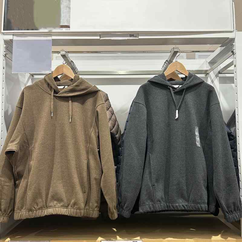 パーカー メンズ レディース 男女兼用 秋冬 ニット 長袖 スウェット フード付き カジュアル 部屋着 普段使い お出かけ 伸縮性 軽量 無地 シンプル トレーナー 重ね着風 ゆったり 体型カバー・シルエット: ゆったり・袖丈: 長袖・襟型: ノーカラー・素材: 綿90%～95%・カラー展開: 深灰色, 浅褐色, 海藍色・サイズ展開: S, M, L, XL・スタイル: 知的・性別: 女性・製品カテゴリー: トレーナー/プルオーバー