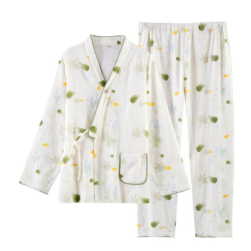 パジャマ レディース 春夏 綿100% 二重ガーゼ 授乳服 マタニティ ルームウェア 上...
