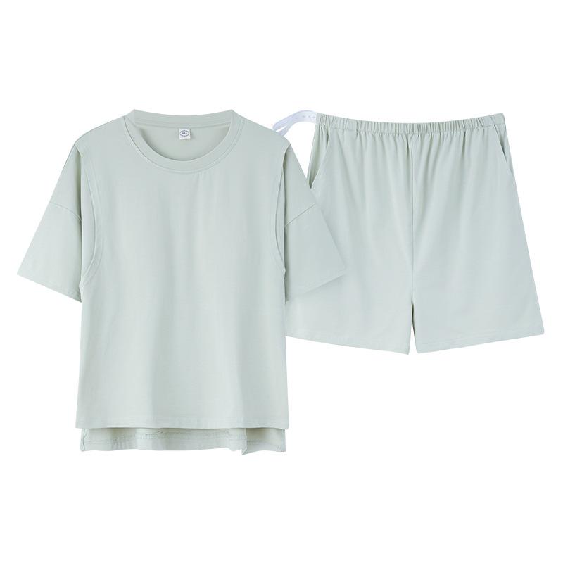 パジャマ レディース 授乳用 妊婦 半袖 上下セット 接触冷感 抗菌 産後服 ルームウェア 春夏 部屋着 快適 無地 シンプル マタニティウェア ゆったり 肌触り良い 吸湿速乾 通気性