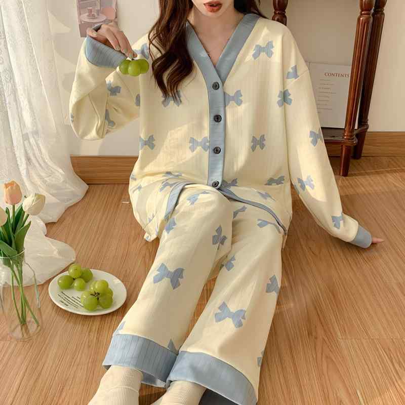 パジャマ レディース セットアップ 春秋 オールシーズン 大きいサイズ マタニティ 部屋着 ルームウェア かわいい ゆったり 体型カバー 妊婦 授乳服・素材: ポリエステル100%・スタイル: カーディガン・袖丈: 長袖・丈感: 長ズボン・カラー展開: 3019-6, 3021-6, 3023-6, 3024-6・サイズ展開: M, L, XL, XXL, 3XL, 4XL・雰囲気: スイート
