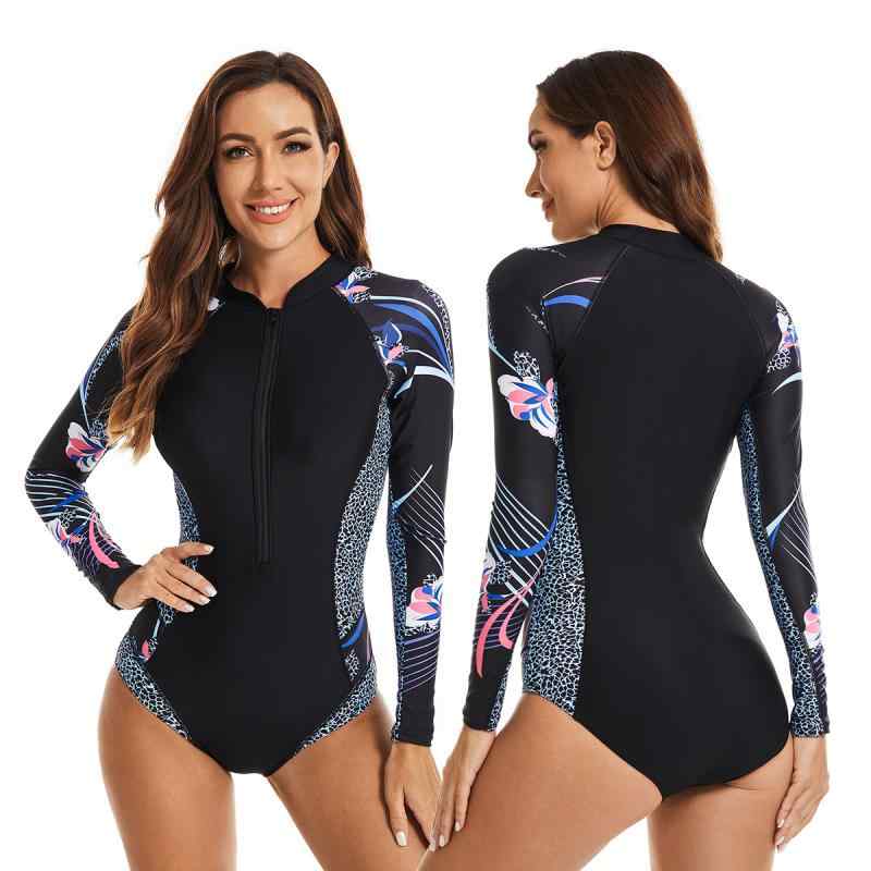水着 レディース 長袖 欧米風 サーフィンウェア 潜水服 ラッシュガード 体型カバー セクシー スイムウェア オールシーズン スポーツ アウトドア用