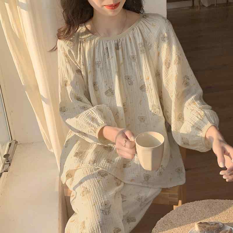 パジャマ レディース 妊婦 マタニティ 綿 パッド付き 授乳服 産前 産後 ルームウェア 部屋着 春秋 高級感 吸湿速乾 伸縮性 シンプル 無地 リラックス 快適 肌触り良い マタニティウェア・素材: 綿100%・スタイル: セットアップ・ネックライン: クルーネック・袖丈: 長袖・パンツ丈: ロング・カラー展開: Q01-7701, Q01-7702, Q01-721, Q01-6804緑, Q01-6805藍, Q01-6806粉, Q01-68001, Q01-68002・サイズ展開: L, XL, XXL・スタイル: カトゥーン・袖の形状: パフスリーブ・性別: レディース・生地の厚さ: 141-160g/平米