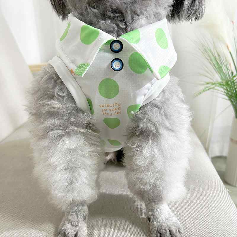 ペット服 ペットウェア 男の子 女の子 犬 猫 夏 春夏 ポロシャツ タンク トップ 涼しい 接触冷感 薄手 紫外線対策 ドッグウェア キャットウェア 小型犬 テディベア ビションフリーゼ 通気性 袖なし ノースリーブ