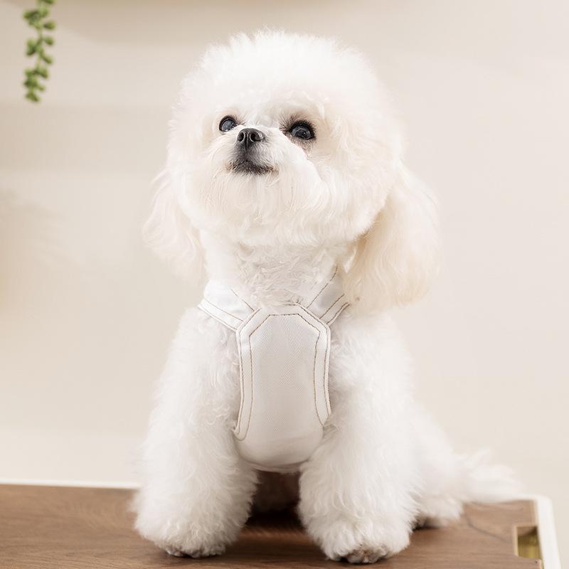 ペット服 デニムベスト 小型犬 女の子 ノースリーブ オールシーズン カジュアル シンプル ホワイト・カテゴリ: ペット服・素材: デニム・スタイル: カジュアル・対象性別: ユニセックス・カラー展開: 弥雅白, 邦迪藍・サイズ展開: XS（推奨体重0.5-1.5kg）, S（推奨体重1.25-2.5kg）, M（推奨体重2.5-4kg）, L（推奨体重4-6kg）, XL（推奨体重6-7.5kg）, XXL（推奨体重7.5-10kg）