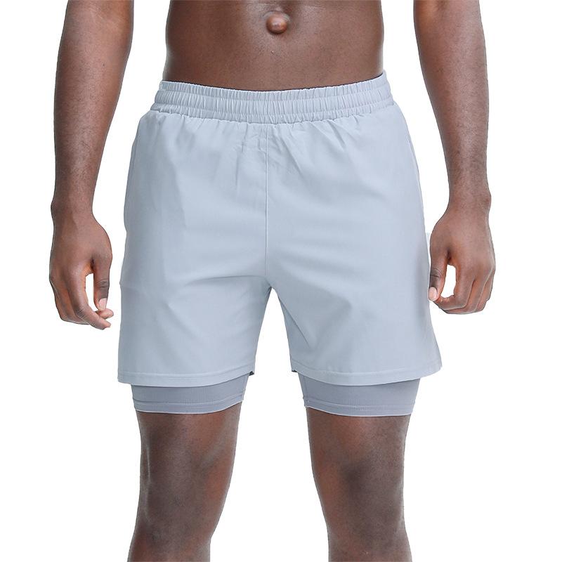 ショートパンツ メンズ スポーツ フィットネス トレーニング バスケットボール 速乾 軽量 ボトムス オールシーズン アメリカンスタイル・パンツ丈: 五分丈/中丈・対象: メンズ・対象年齢: 大人・スタイル: カジュアル、スポーツカジュアル・素材: 聚酯繊維(ポリエステル)95%、スパンデックス5%・用途: ランニング、フィットネス、球技・カラー展開: ブラック、シルバーグレー・サイズ展開: M, L, XL, XXL, XXXL・機能: 速乾・ウエスト: ミッドライズ・シルエット: ルーズ
