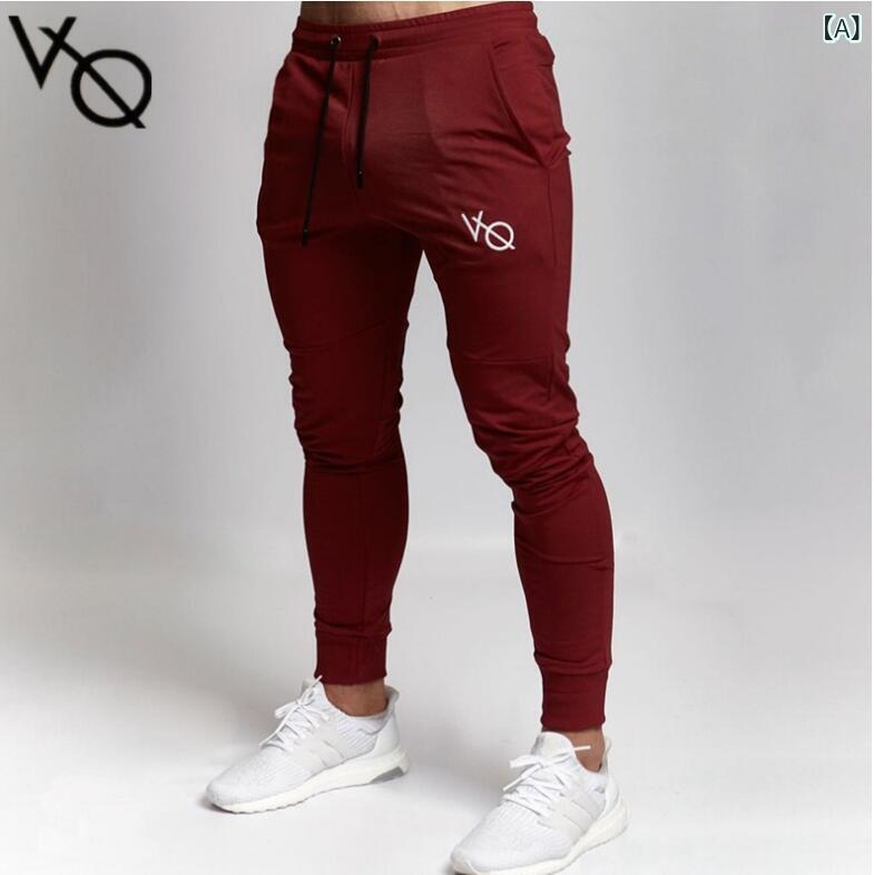 GRATIQUE MIEIのロングパンツ メンズ スポーツウェア フィットネス トレーニングウェア スリム 伸縮性 ストレッチ ストレート 全綿 ジョガーパンツ 部屋着 アウトドア 普段使い｜アングル2