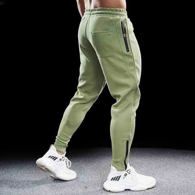 ロングパンツ メンズ スポーツウェア フィットネス ズボン ジム トレーニングウェア 秋冬 ストレッチ スリム テーパード ジョガーパンツ 裾ファスナー付き