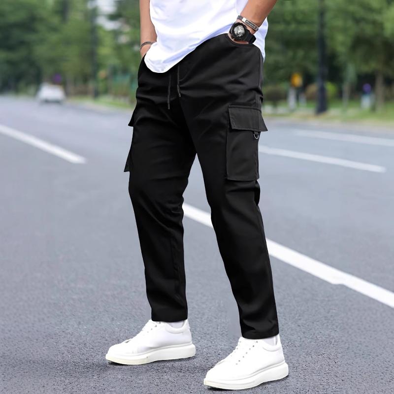 ロングパンツ メンズ カーゴパンツ 綿 ストレート 紐 ドローストリング マルチポケット カジュアル ボトムス ズボン アメカジ ストリート ワークパンツ オールシーズン putera-10353317 GRATIQUE MIEI パッケージ画像