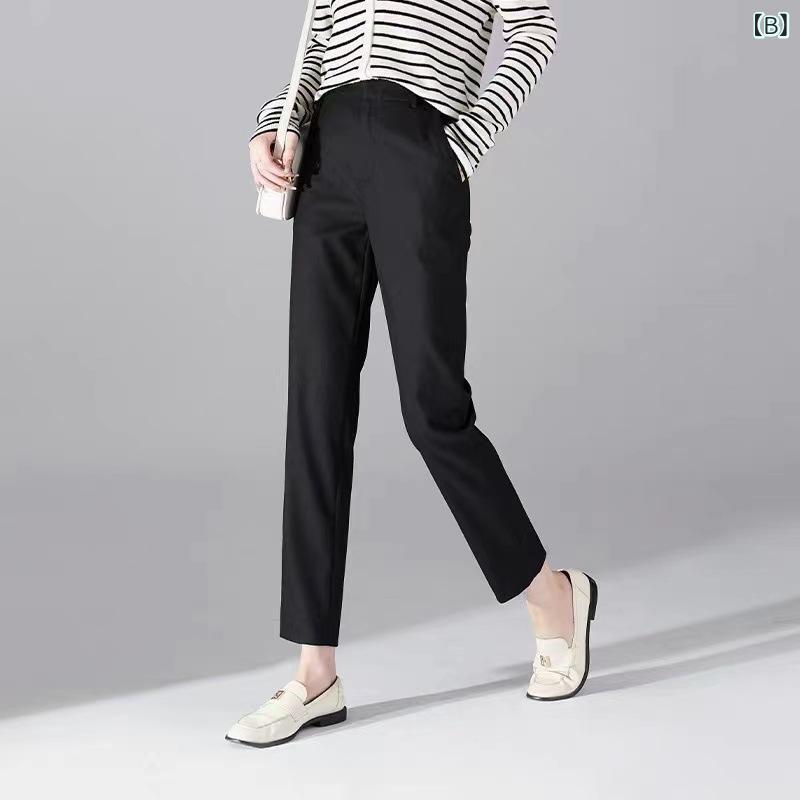 パンツ レディース テーパードパンツ スラックス 通勤用 カジュアル ストレート シンプル 無地 伸縮性 美脚 きれいめ 仕事用 オフィス 大人かわいい 上品 putera-10357145 GRATIQUE MIEI サンプル画像3