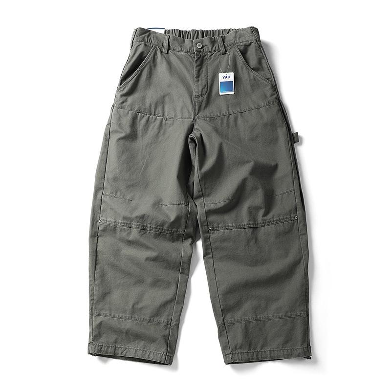 デニムパンツ メンズ レディース ワイドパンツ ジーパン ジーンズ ヴィンテージ風 ストリート系 アメカジ ワークパンツ ゆったり ボトムス ロング丈 長ズボン カジュアル スタイルアップ 体型カバー 無地 普段使い 通勤 通学 オールシーズン