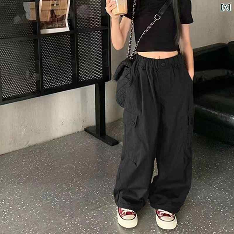 パンツ 女の子 キッズ カーゴパンツ 秋服 カジュアル ゆったり ワークパンツ ロング丈 長ズボン ボトムス おしゃれ putera-10369853 GRATIQUE MIEI サンプル画像2