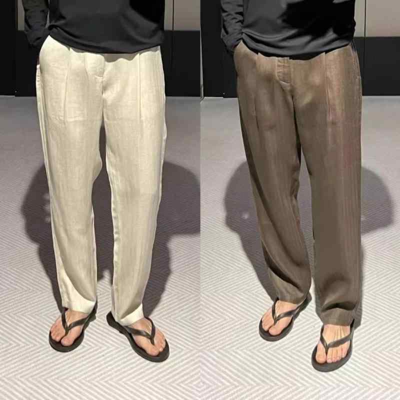 パンツ カジュアルパンツ レディース メンズ 直筒パンツ ストレートパンツ 老銭風 シンプル 無地 通気性 快適 垂感 ゆったり カジュアル 普段着 オールシーズン