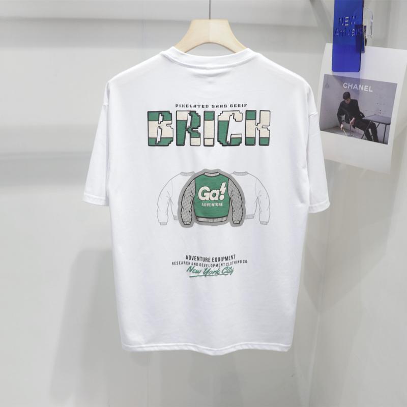 Tシャツ メンズ ベースボールシャツ 接触 ソロナ 抽象柄 立体感 プリント 起毛風 オールシーズン トレンド ゆったり シルエット クルーネック カジュアル 普段使い トップス 通気性 吸汗速乾 シンプル かっこいい・スタイル: カジュアル・素材: 綿71-80%・柄: 無地、抽象的なパターン・フィット: ルーズ・対象: 青年・スタイル: プルオーバー・ネックライン: クルーネック・袖丈: 半袖・生地の厚さ: 薄手・誤差範囲: 約2-3cm・利用シーン: 日常・詳細: プリント・加工: プリント、染め・カラー展開: ホワイト, グレーベージュ, ブラック・サイズ展開: S, M, L, XL, XXL・カテゴリ: Tシャツ・袖のタイプ: 通常・重量: 約220g・機能: 通気性・対象年齢: 大人・性別: メンズ