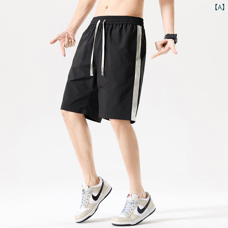 ショートパンツ メンズ スウェットパンツ ハーフパンツ 五分丈 ゆったり 薄手 無地 ドローストリング カジュアル アウトドア 部屋着 着回し力 夏・素材: ポリエステル100%・パンツ丈: 五分丈・カラー展開: ブラック、アーミーグリーン・サイズ展開: M、L、XL、2XL、3XL・パンツ形: ストレート・伸縮性: あり・スタイル: 韓国風・用途: スポーツ、旅行、ハイキング、ビーチ、日常、デート、パーティー、アウトドア