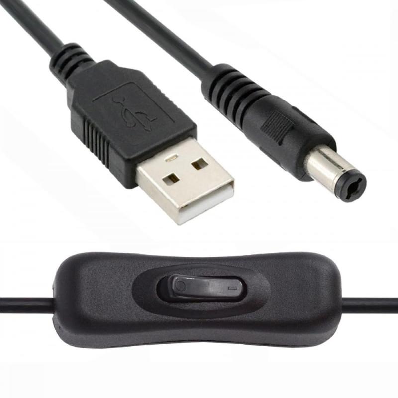 CYケーブル USB-C Micro-USB DC USB Type-A オン/オフスイッチ付き USB Type-C オス-メス ノートパソコンキーボード電源用 putera-10401996 GRATIQUE MIEI サンプル画像2