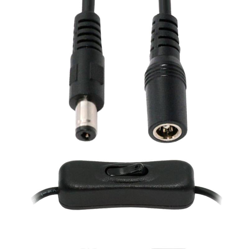 CYケーブル USB-C Micro-USB DC USB Type-A オン/オフスイッチ付き USB Type-C オス-メス ノートパソコンキーボード電源用 putera-10401996 GRATIQUE MIEI サンプル画像3