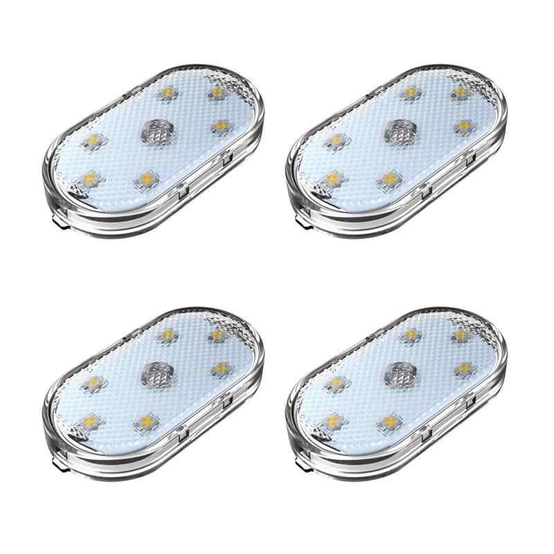 ミニ LED クローゼット ライト ワイヤレス タッチ ライト USB 充電式 マルチカラー キャビネット 照明 寝室 ワードローブ カウンター キッチン用 (4 個/パック) putera-10401354 GRATIQUE MIEI パッケージ画像