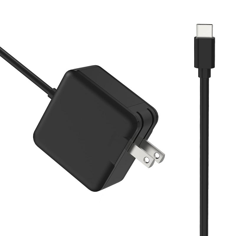 Dalugo 65W USB-C 充電器 PD3.0 PPS対応 GaN採用 ノートパソコンに急速充電 小型軽量 20V 3.25A 45W互換💻【PD PPS規格対応・65W高出力急速充電器】本製品はType-C充電インターフェースのノートパソコンやラップトップ及びタブレット、スマートフォン、ゲーム機などに対応できる65W USB-C 充電器です。この65W Type-C ノートパソコン充電器は最大65Wの高出力があるの一方、PD3.0 PPS規格も対応っできるのため、67W 65W 61W 45W 39W 30Wなど主な出力がカバーできます。タイプC 急速充電器は自動検知でスマートに接続された機器に最適な出力を提供できます。【製品仕様】入力：AC100-240V 50/60Hz 、出力：5V-3A, 9V-3A,12V-3A,15V-3A, 20V-2.25A, 20V-3.25A 65W、PPS出力：3.3～21V-3A。DCケーブルの長さ：1.5m 、DCコネクタタイプ：USB-C。互換性の高いType-Cコネクタを採用しているため、MacBook Pro、MacBook Air、ThinkPad、Dell、HP、ASUS、Acer、NEC、Dynabook、Lifebook、VAIOなど、USB-C充電ポートを搭載した幅広いノートパソコンやタブレット、スマートフォンに対応しています。💻【新素材GaN＋採用の65W USB-C 充電器】本製品は小型化、軽量化した持ち運び向けのタイプC 急速充電器です。この65W USB-C 充電器はGaN+窒化ガリウム素材を採用することによって、デカすぎるの純正ノートパソコン 充電器より余程軽量化且つ小型化を実現できましたの一方、充電も低発熱＆高効率化していました。💻【ケーブルと一体型・小型＆軽量・持ち運び便利】このPD 充電器 65Wはミニサイズのデザインの上、ACプラグも折り畳める設計のため、小さいに収納できて持ち運び便利です。それにType-Cケーブルと一体型の設計で別に配線不要、非常に使い勝手が良くて、通勤や通学、出張、旅行などに不可欠なType-C ACアダプターです。💻【PSE規格品・マルチ充電安全保護システム搭載】この65W タイプC 充電器は、本体に耐火耐熱材料を採用して、搭載されているマルチ充電安全保護システムにより、短絡保護、過熱保護、過負荷保護、過電流保護、過電圧保護を提供し、大切なノートPCと充電器本体を保護します。それでパワフルに充電しながらノートパソコンを使えます。