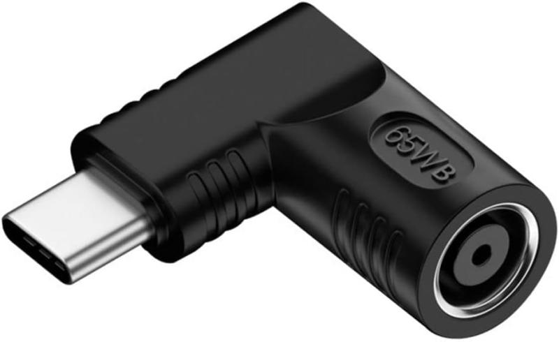 ノートパソコン充電器をType-Cに変換Type-CUSBPD65Wコンバーター電源変換アダプター7.4x5.0mmプラグ対応(外径7.4mm内径5.0mmDell/HP電源用)ノートPC充電アダプタートリガープラグ