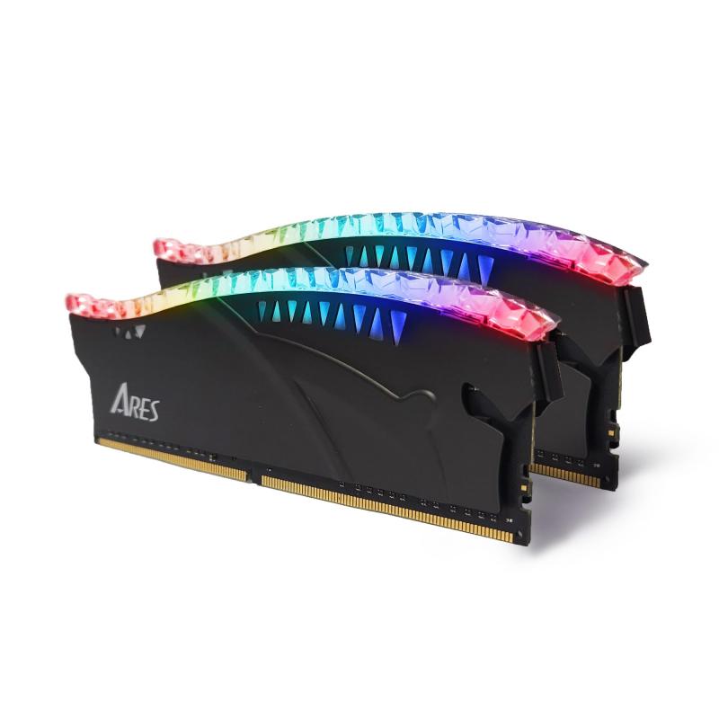 DATO RAM DDR4 RGB XMP付き 1.35V デスクトップメモリモジュール ARES Armor Lite ゲーム用 ブラック