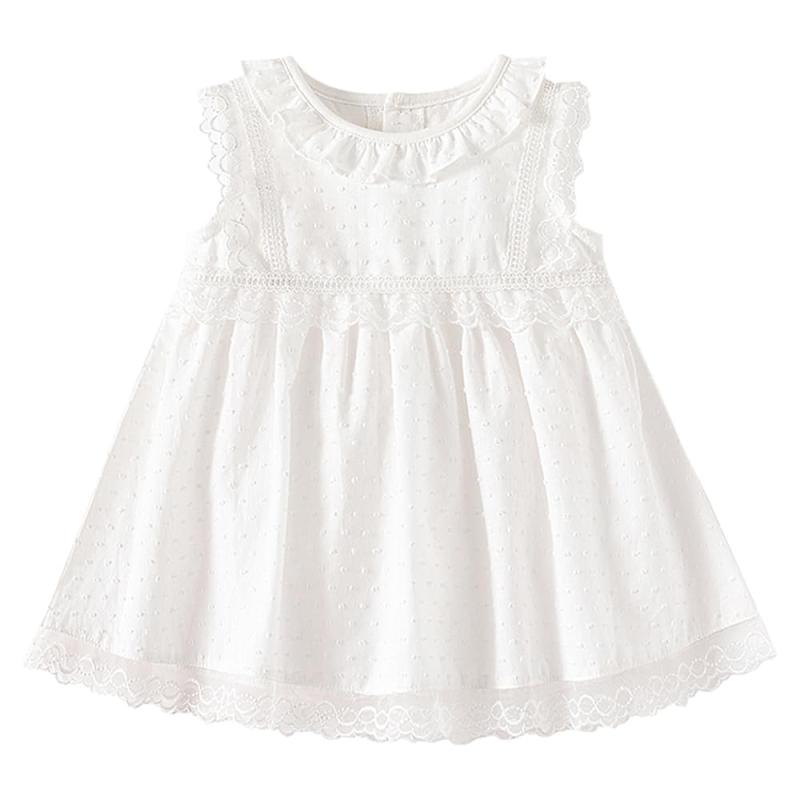 GRATIQUE MIEIの[Baby Nest] ワンピース 女の子 ドレス ベビー服 ノースリーブ 赤ちゃん服 綿100％ プリンセス セレモニー服 春夏｜アングル2